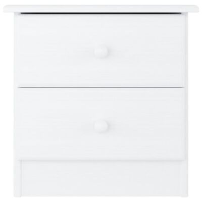 vidaXL Table de chevet ALTA blanc 41x35x41 cm bois de pin massif