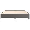 vidaXL Cadre de lit sans matelas gris 160x200 cm similicuir