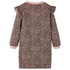 Robe sweatshirt pour enfants rose moyen 104