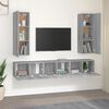 vidaXL Ensemble de meubles TV 5 pcs Sonoma gris Bois d'ing&eacute;nierie