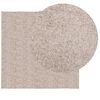 vidaXL Tapis shaggy PAMPLONA poils longs moderne beige 160x160 cm