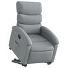 vidaXL Fauteuil inclinable Gris clair Tissu
