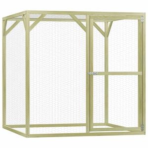 vidaXL Poulailler 1,5x1,5x1,5 m Pin&egrave;de impr&eacute;gn&eacute;e