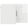vidaXL Armoire de cuisine Blanc brillant 57 x 57 x 40 cm