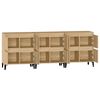 vidaXL Buffets 3 pcs chêne sonoma 60x35x70 cm bois d'ingénierie