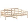 vidaXL Lit de jour avec toit sans matelas 90x190 cm bois massif