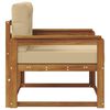 vidaXL Sofa de milieu ext&eacute;rieur Bois d'Acacia Massif Naturel