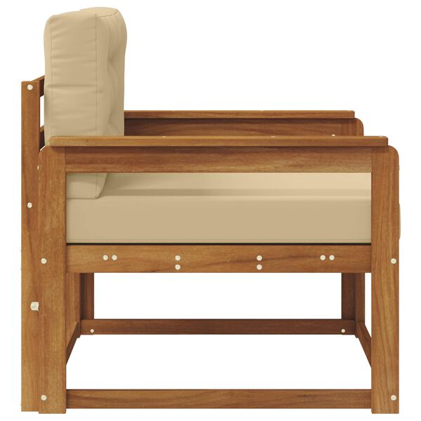 vidaXL Sofa de milieu ext&eacute;rieur Bois d'Acacia Massif Naturel