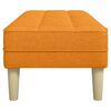 vidaXL banc avec coussin Jaune fonc&eacute; 113 x 57 x 39 cm tissu
