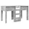 vidaXL Lit Superpos&eacute; pour Enfants Gris b&eacute;ton 75 x 190 cm