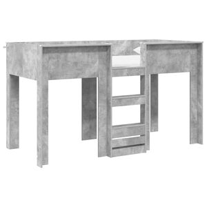 vidaXL Lit Superpos&eacute; pour Enfants Gris b&eacute;ton 75 x 190 cm