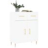 vidaXL Buffet blanc 69,5x34x90 cm bois d'ingénierie
