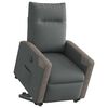 vidaXL Fauteuil inclinable &eacute;lectrique gris fonc&eacute; tissu