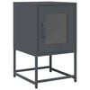 vidaXL Table de chevet anthracite 36x39x60,5 cm acier lamin&eacute; &agrave; froid
