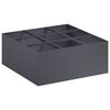vidaXL Cache-pot de jardin Anthracite 100 x 100 x 20 cm