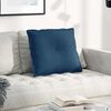 vidaXL Coussin de Dos Bleu 60 x 19 x 50 cm tissu