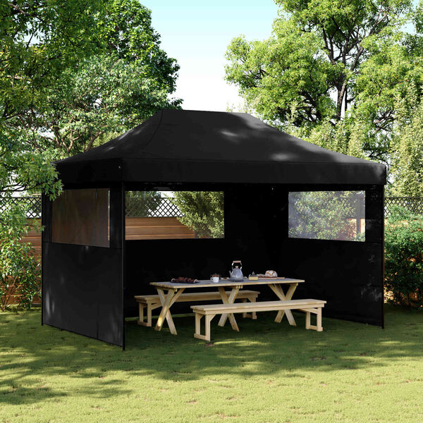 vidaXL Tente de f&ecirc;te Noir 279 x 410 x 315 cm Tissu Oxford