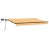 vidaXL Auvent r&eacute;tractable Sable 450 &times; 300 cm Tissu et Aluminium