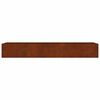 vidaXL Lit sur&eacute;lev&eacute; de jardin 280x80x40 cm acier corten