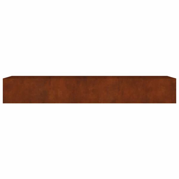 vidaXL Lit sur&eacute;lev&eacute; de jardin 280x80x40 cm acier corten