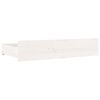 vidaXL Tiroirs de lit 4 pcs Blanc Bois de pin massif