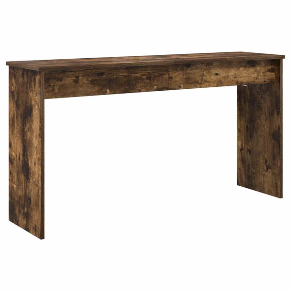 vidaXL Stand de clavier Ch&ecirc;ne fum&eacute; 120 x 32 x 64 cm Bois d'ing&eacute;nierie