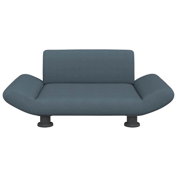 vidaXL Lit pour chien gris foncé 70x45x28 cm tissu