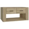vidaXL Table basse Chêne sonoma 80x50x40 cm Bois d'ingénierie