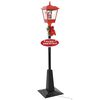 vidaXL Lampadaire de No&euml;l avec P&egrave;re No&euml;l 180 cm LED