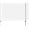 vidaXL Cl&ocirc;ture en fil soud&eacute; avec poteaux 25 x 1,6 m Vert Maille