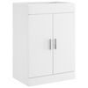 vidaXL Meuble sous lavabo de salle de bain Blanc 56 x 37,5 x 81 cm
