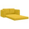 vidaXL Canap&eacute;-Lit 60cm Jaune Velours