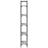 vidaXL Bibliothèque sonoma gris 155,5x24x166,5 cm bois d'ingénierie