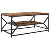 vidaXL Table basse Bois Ancien 90 x 50 x 40 cm