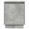 vidaXL Cabinet de chevet Gris b&eacute;ton 39 x 34,5 x 50 cm