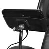 vidaXL Fauteuil de massage avec écran Noir Similicuir