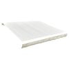 vidaXL Tissu de remplacement pour auvent couleur cr&egrave;me 450x300 cm polyester