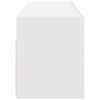 vidaXL Armoire murale de bain blanc 100x25x30 cm bois d'ing&eacute;nierie