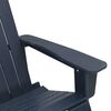 vidaXL Chaise Adirondack &agrave; bascule Bleu marine 92 x 73,5 x 92 cm HDPE