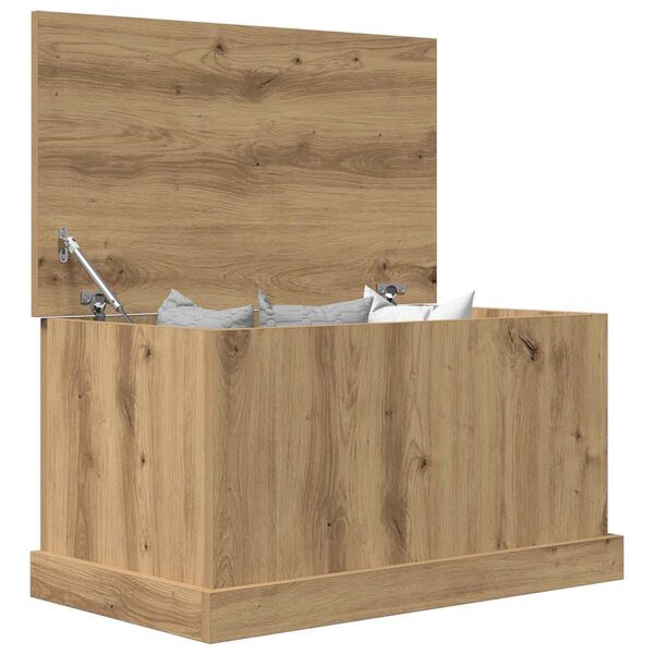 vidaXL Bo&icirc;tes de rangement ch&ecirc;ne artisanal 70x40x38 cm bois ing&eacute;nierie