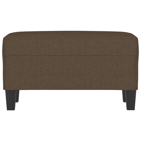 vidaXL Banc Marron 100x35x41 cm Tissu