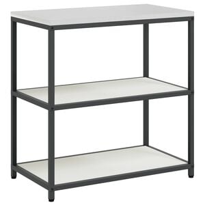vidaXL &Eacute;tag&egrave;re de Cuisine HATTEM Blanc 90 x 50 x 92 cm Acier