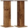 vidaXL Supports pour plantes 2 pcs vieux bois bois d'ing&eacute;nierie