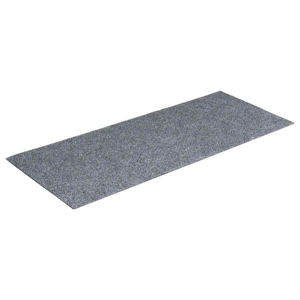 vidaXL Tapis d'escalier autocollants 15 pièces 60 x 25 cm Gris clair Rectangulaire