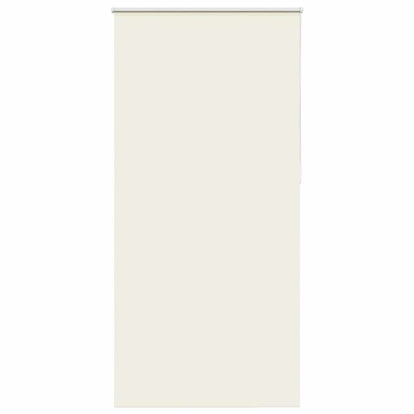 vidaXL Store enrouleur occultant blanc cass&eacute; 100x210 cm largeur tissu