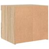 vidaXL Tables de chevet et lumières LED 2 pcs chêne sonoma 50x40x45 cm