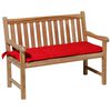 Madison Coussin de banc Panama 120x48 cm Rouge