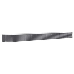 vidaXL Lit sur&eacute;lev&eacute; de jardin Acier galvanis&eacute; Anthracite