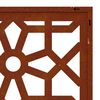 vidaXL D&eacute;coration murale jardin 55x55 cm acier corten design mauresque