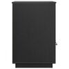 vidaXL Armoire de bureau Noir 40x50x75 cm Bois massif de pin